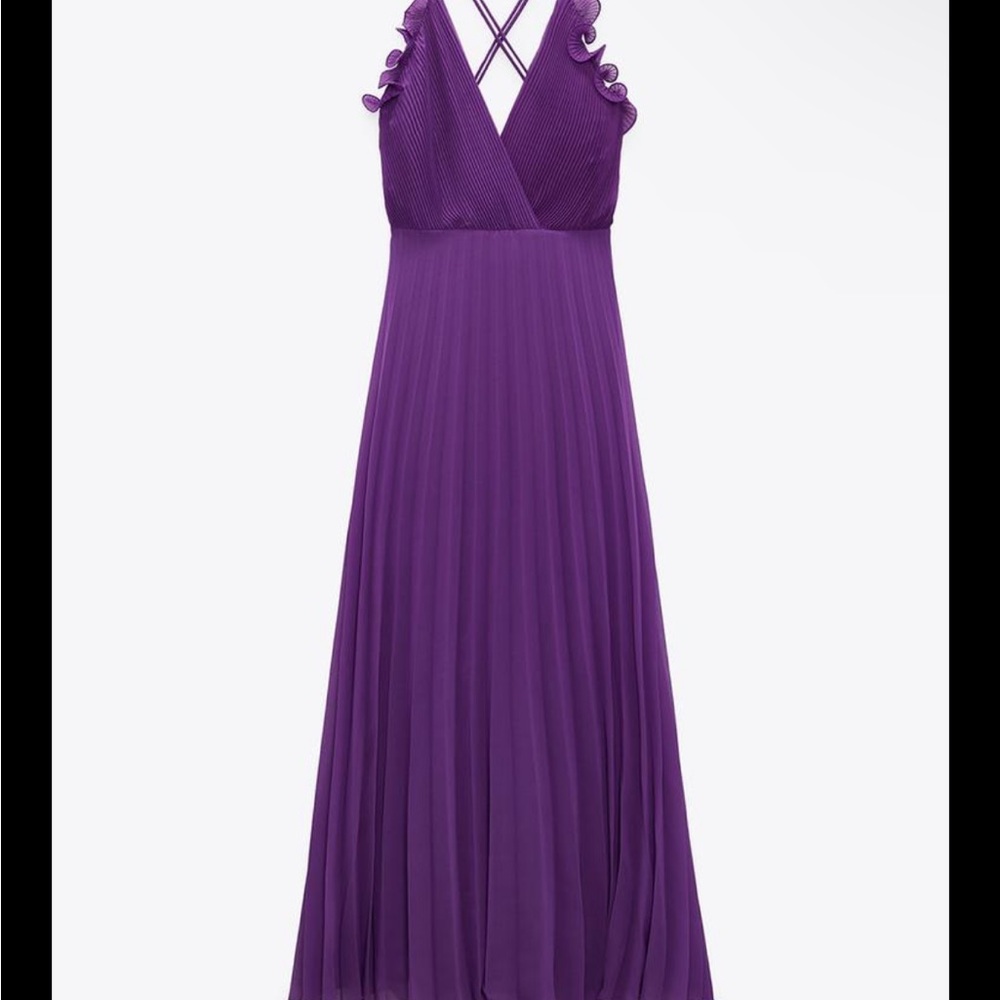 Elegant Purple Women's Dress